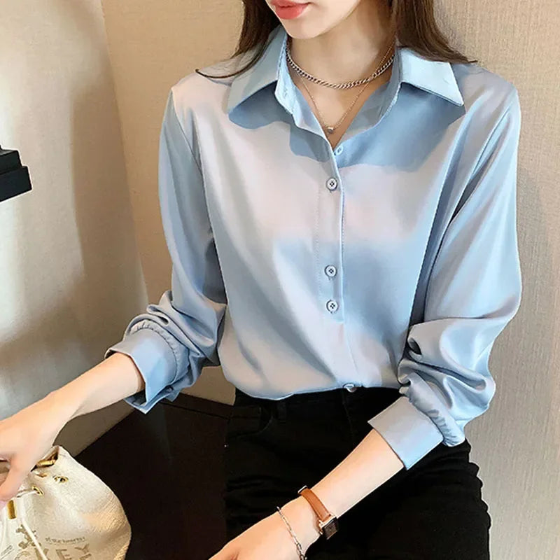 Black Chiffon Blouse